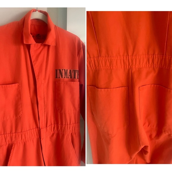 HALLOWEEN COSTUME- PRISON UNIFORM & accessories - Picture 4 of 13